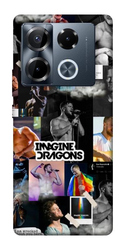Чехол itsPrint Dragons для Infinix Note 40 Pro 4G, музыка, купить оптом с доставкой