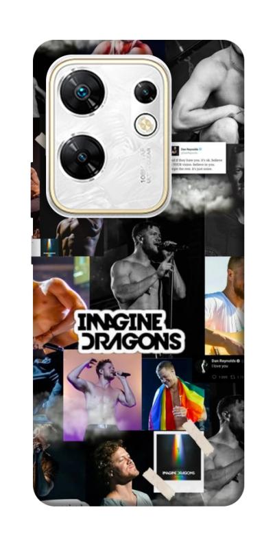 Чехол itsPrint Dragons для Infinix Zero 30 4G, музыка, купить оптом с доставкой