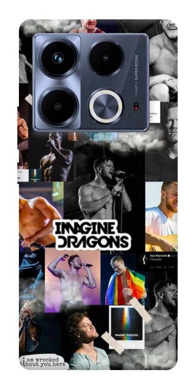 Чохол itsPrint Dragons для Infinix Note 40 4G, музика, купити оптом з доставкою