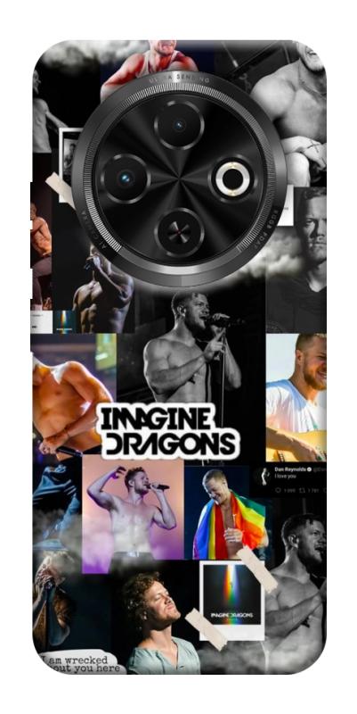 Чохол itsPrint Dragons для TECNO Spark 30C, музика, купити оптом з доставкою