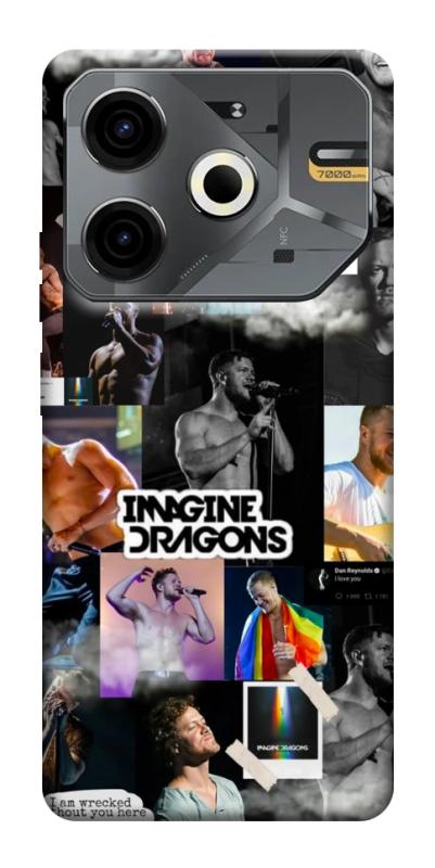 Чохол itsPrint Dragons для TECNO Pova 6 Neo (LI6), музика, купити оптом з доставкою