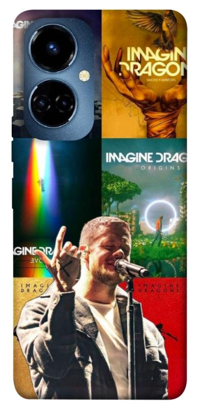 Чохол itsPrint Imagine Dragons для TECNO Camon 19 (CI6n) / 19 Pro (CI8n), музика, купити оптом з доставкою