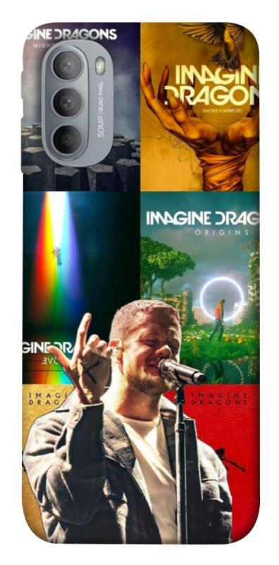Чехол itsPrint Imagine Dragons для Motorola Moto G31, музыка, купить оптом с доставкой