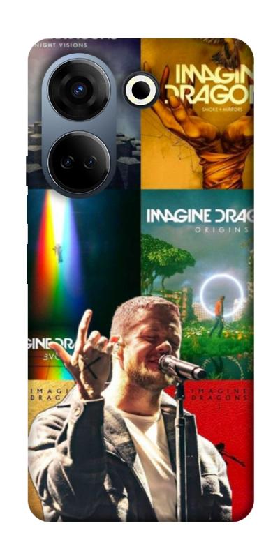 Чохол itsPrint Imagine Dragons для TECNO Camon 20 Pro (CK7n), музика, купити оптом з доставкою