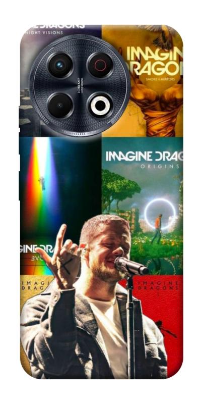 Чохол itsPrint Imagine Dragons для TECNO Spark 30 Pro (KL7), музика, купити оптом з доставкою