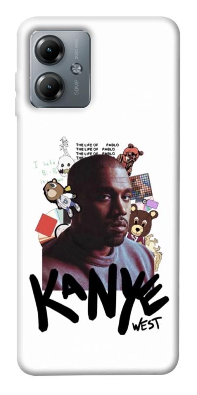 Чохол itsPrint Kanye для Motorola Moto G14, музика, купити оптом з доставкою