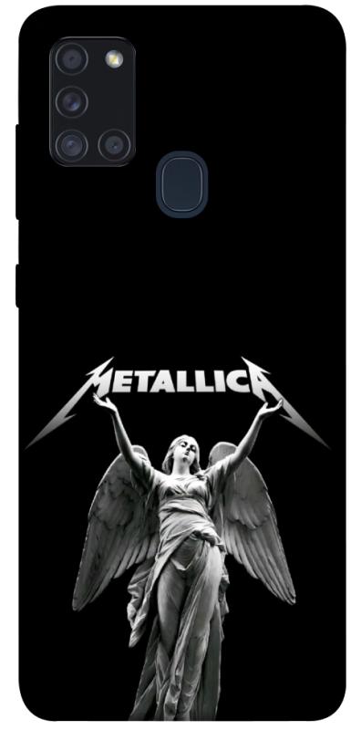 Чохол itsPrint Metallica для Samsung Galaxy A21s, музика, купити оптом з доставкою