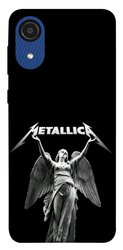 Чохол itsPrint Metallica для Samsung Galaxy A03 Core, музика, купити оптом з доставкою