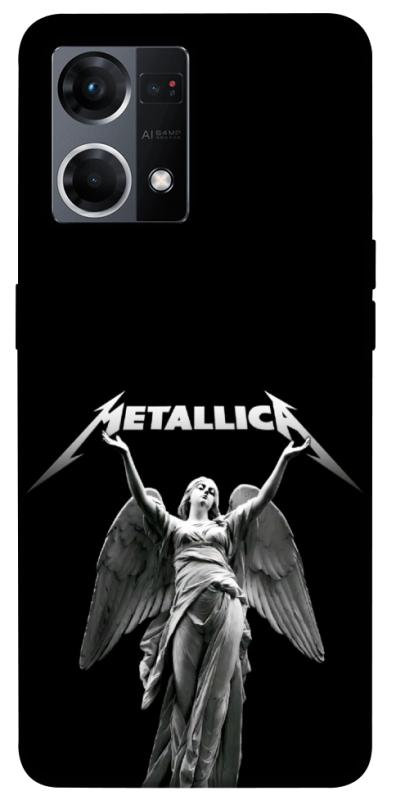 Чехол itsPrint Metallica для Oppo Reno 7 4G, музыка, купить оптом с доставкой