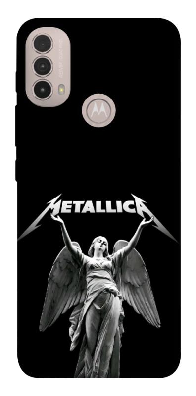 Чехол itsPrint Metallica для Motorola Moto E40, музыка, купить оптом с доставкой