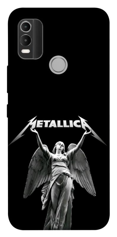 Чехол itsPrint Metallica для Nokia C21 Plus, музыка, купить оптом с доставкой