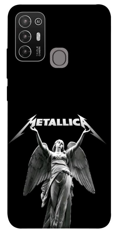Чехол itsPrint Metallica для ZTE Blade A52, музыка, купить оптом с доставкой