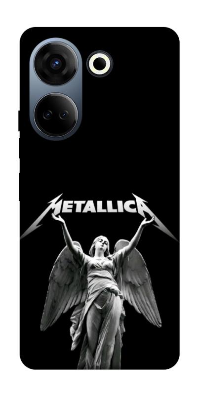 Чохол itsPrint Metallica для TECNO Camon 20 Pro (CK7n), музика, купити оптом з доставкою