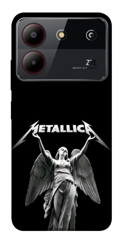 Чехол itsPrint Metallica для ZTE Blade A54 4G, музыка, купить оптом с доставкой