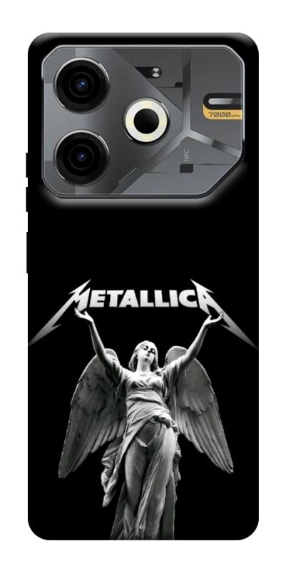 Чохол itsPrint Metallica для TECNO Pova 6 Neo (LI6), музика, купити оптом з доставкою