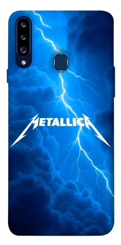 Чехол itsPrint Metallica thunder для Samsung Galaxy A20s, музыка, купить оптом с доставкой