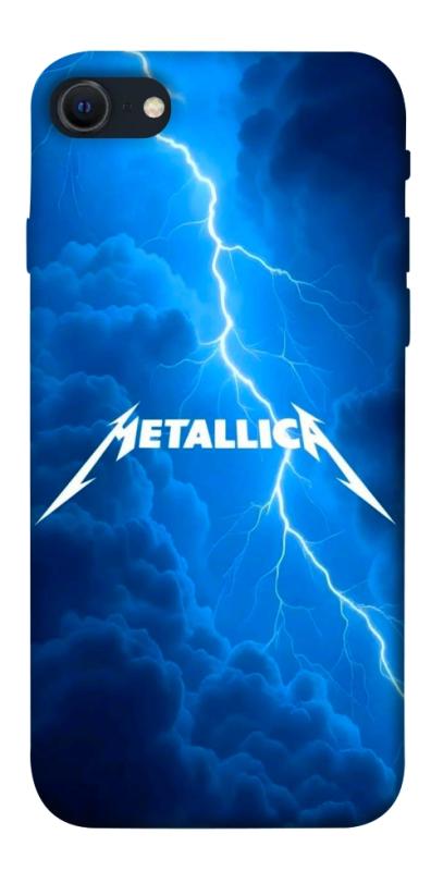 Чехол itsPrint Metallica thunder для Apple iPhone SE (2020), музыка, купить оптом с доставкой