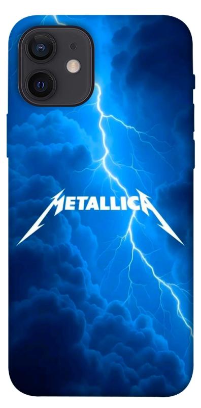 Чехол itsPrint Metallica thunder для Apple iPhone 12 Pro (6.1"), музыка, купить оптом с доставкой