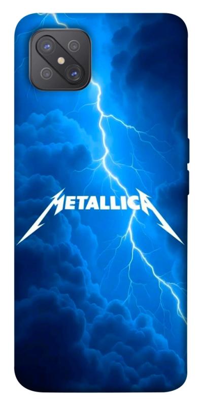 Чехол itsPrint Metallica thunder для Oppo A92s, музыка, купить оптом с доставкой