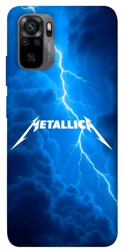 Чохол itsPrint Metallica thunder для Xiaomi Redmi Note 10 / Note 10s, музика, купити оптом з доставкою