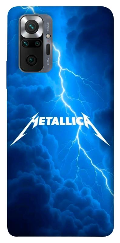 Чохол itsPrint Metallica thunder для Xiaomi Redmi Note 10 Pro, музика, купити оптом з доставкою