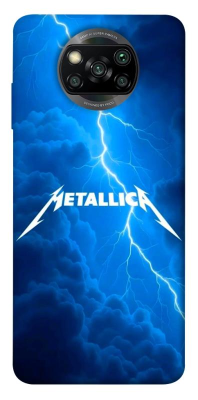 Чохол itsPrint Metallica thunder для Xiaomi Poco X3 NFC / Poco X3 Pro, музика, купити оптом з доставкою