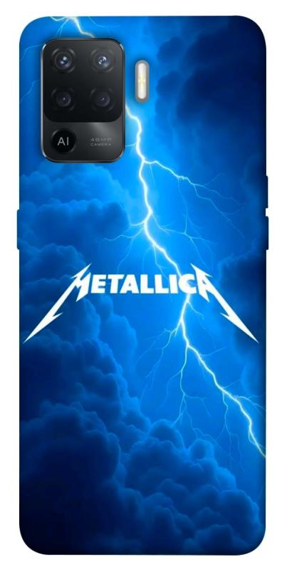 Чохол itsPrint Metallica thunder для Oppo Reno 5 Lite, музика, купити оптом з доставкою