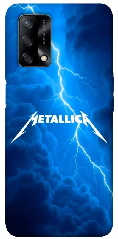 Чохол itsPrint Metallica thunder для Oppo A74 4G, музика, купити оптом з доставкою