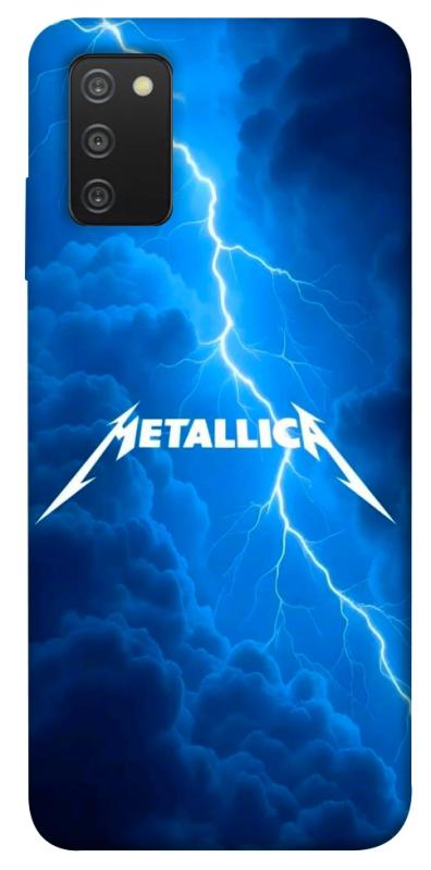 Чехол itsPrint Metallica thunder для Samsung Galaxy A03s, музыка, купить оптом с доставкой