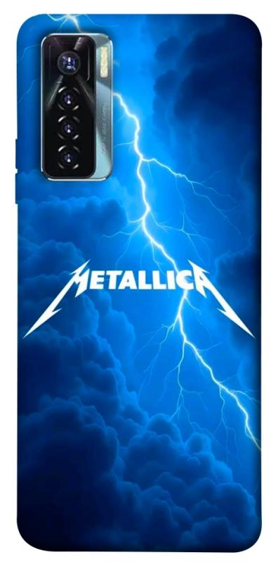 Чохол itsPrint Metallica thunder для TECNO Camon 17 Pro, музика, купити оптом з доставкою