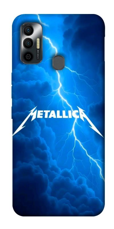 Чехол itsPrint Metallica thunder для TECNO Spark 7, музыка, купить оптом с доставкой