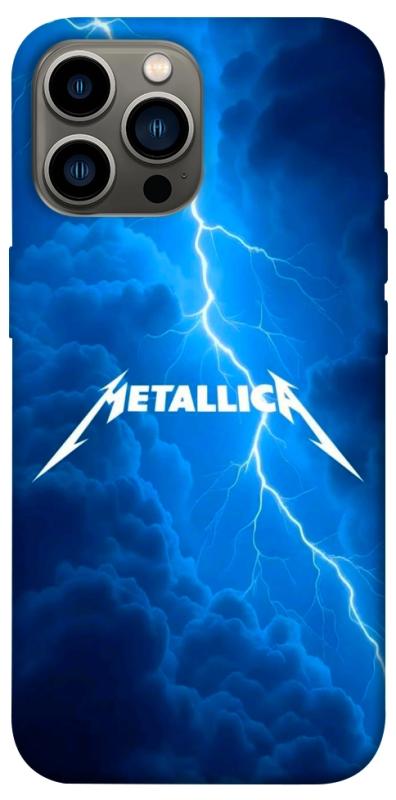 Чохол itsPrint Metallica thunder для Apple iPhone 13 Pro Max (6.7"), музика, купити оптом з доставкою