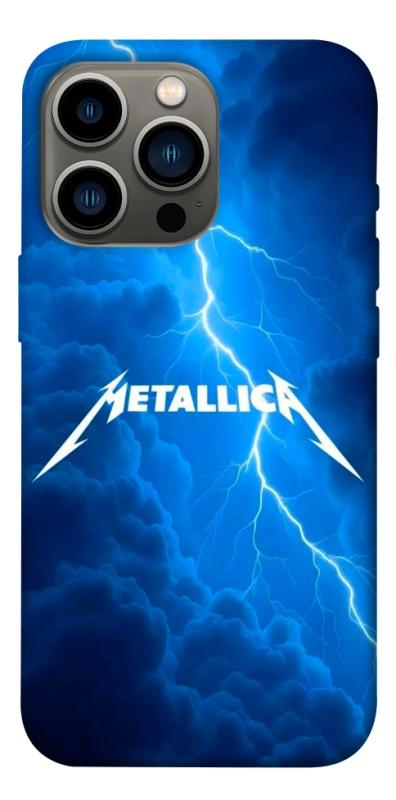 Чехол itsPrint Metallica thunder для Apple iPhone 13 Pro (6.1"), музыка, купить оптом с доставкой