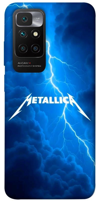 Чехол itsPrint Metallica thunder для Xiaomi Redmi 10, музыка, купить оптом с доставкой