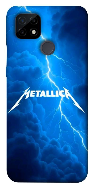 Чохол itsPrint Metallica thunder для Realme C21, музика, купити оптом з доставкою