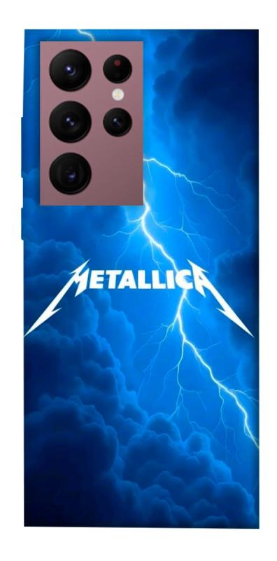 Чохол itsPrint Metallica thunder для Samsung Galaxy S22 Ultra, музика, купити оптом з доставкою