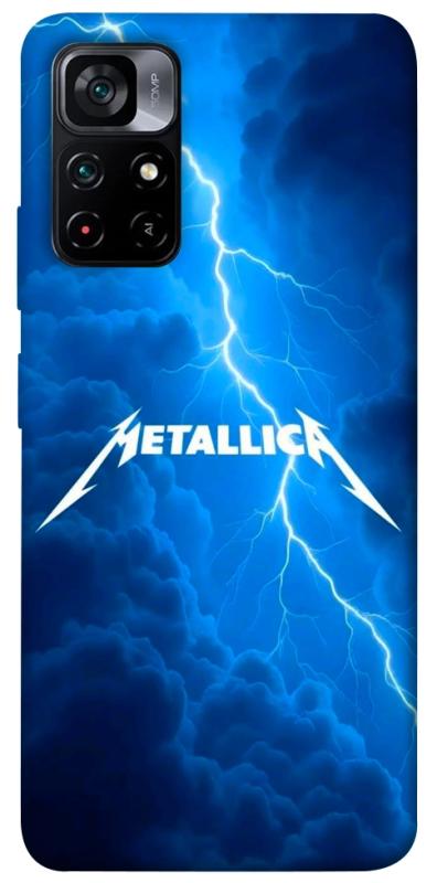 Чехол itsPrint Metallica thunder для Xiaomi Poco M4 Pro 5G, музыка, купить оптом с доставкой