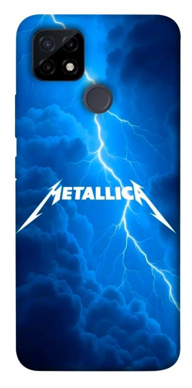 Чехол itsPrint Metallica thunder для Realme C21Y, музыка, купить оптом с доставкой