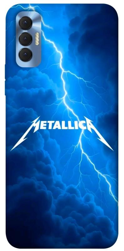 Чохол itsPrint Metallica thunder для TECNO Spark 8P, музика, купити оптом з доставкою