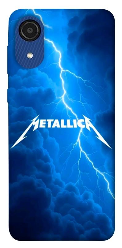Чохол itsPrint Metallica thunder для Samsung Galaxy A03 Core, музика, купити оптом з доставкою