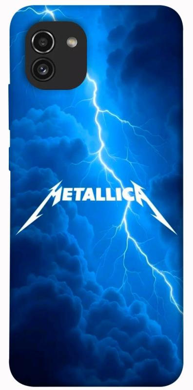 Чохол itsPrint Metallica thunder для Samsung Galaxy A03, музика, купити оптом з доставкою