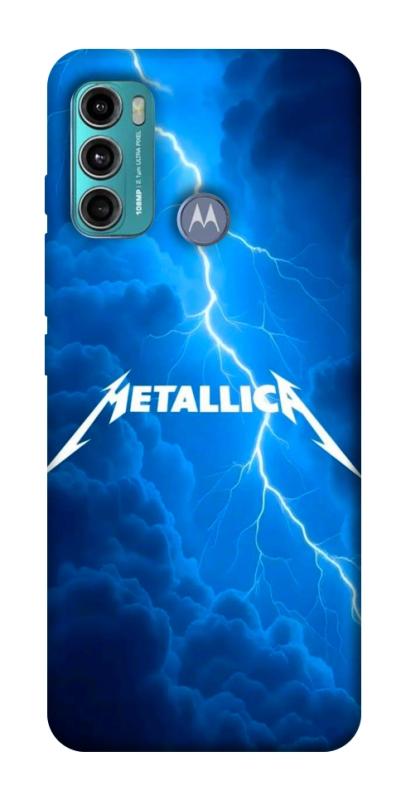 Чехол itsPrint Metallica thunder для Motorola Moto G60, музыка, купить оптом с доставкой