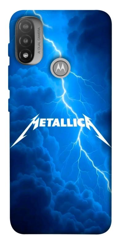 Чохол itsPrint Metallica thunder для Motorola Moto E20, музика, купити оптом з доставкою