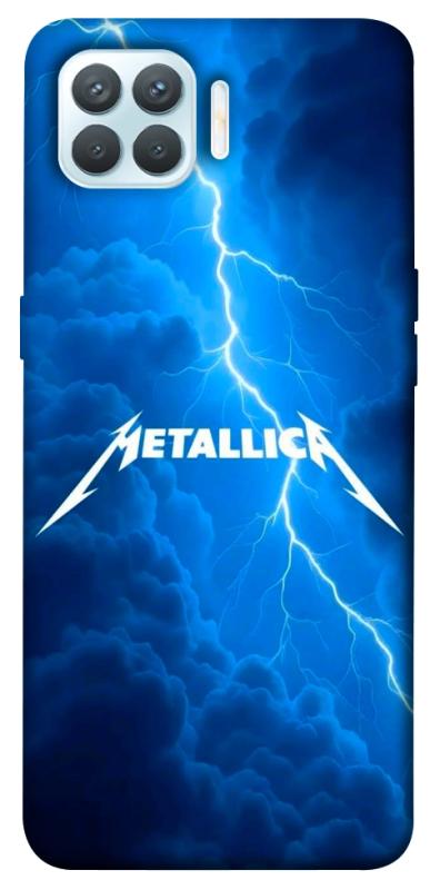 Чохол itsPrint Metallica thunder для Oppo F17 Pro, музика, купити оптом з доставкою