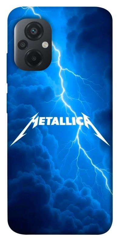 Чохол itsPrint Metallica thunder для Xiaomi Poco M5, музика, купити оптом з доставкою