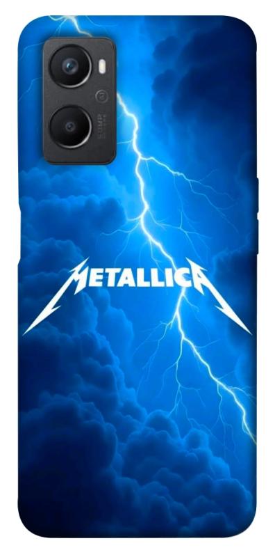 Чехол itsPrint Metallica thunder для Oppo A96, музыка, купить оптом с доставкой