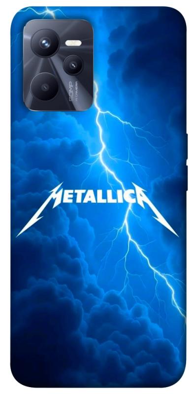 Чехол itsPrint Metallica thunder для Realme C35, музыка, купить оптом с доставкой