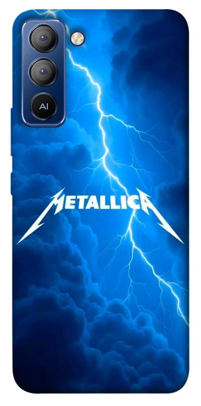 Чохол itsPrint Metallica thunder для TECNO Pop 5 LTE, музика, купити оптом з доставкою