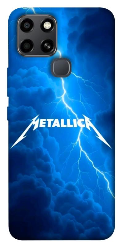 Чохол itsPrint Metallica thunder для Infinix Smart 6, музика, купити оптом з доставкою