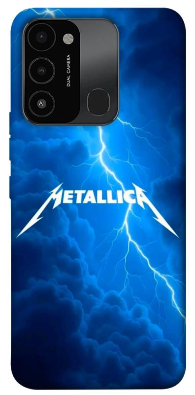 Чохол itsPrint Metallica thunder для Tecno Spark Go 2022 (KG5m), музика, купити оптом з доставкою